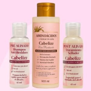 KIT AMINOACIODS (500 ML) + SHAMPOO (130 ML) + TRATAMIENTO (130 ML)