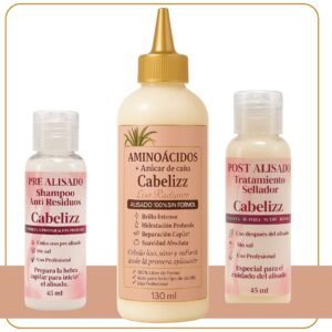 KIT: AMINOACIODS (130 ML) + SHAMPOO (45ML) + TRATAMIENTO (45 ML)